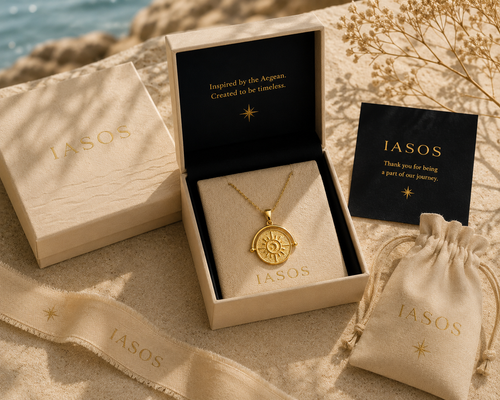 Helios & Selene Gold Necklace Gift For Her Jewelry