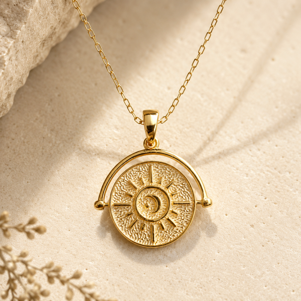 sun and moon necklace